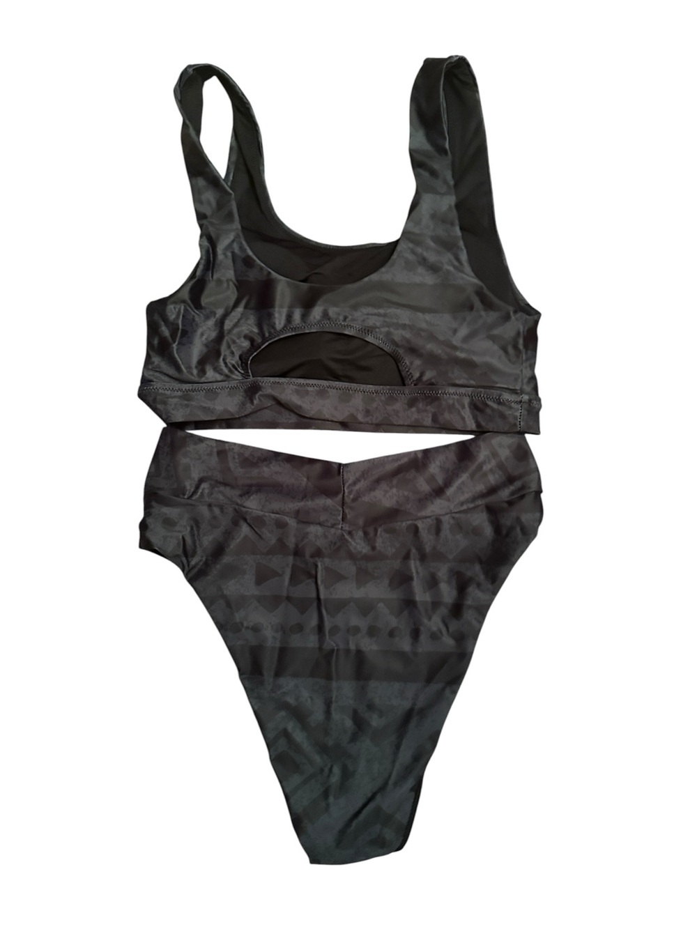 Zyia Active Black Aztec Pipa Bikini Set Size L - Picture 2 of 2